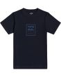 Camiseta de manga corta Billabong Unity azul marino para niño