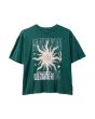 Camiseta oversize de manga corta Brixton El Festival Verde para mujer