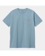 Camiseta de manga corta con bolsillo Carhartt WIP azul para hombre