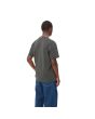 Hombre con camiseta de manga corta Carhartt WIP Duster Negra teñida con pigmentos posterior