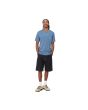 Hombre con Camiseta de manga corta con bolsillo Carhartt WIP Pocket Azul Sorrento ajuste regular