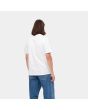 Hombre con Camiseta de manga corta Carhartt WIP University T-Shirt SS blanca espalda 