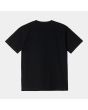 Camiseta de manga corta Carhartt WIP Script negra para mujer posterior