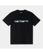Camiseta de manga corta Carhartt WIP Script negra para mujer
