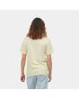 Mujer con Camiseta de manga corta Carhartt WIP Script amarilla posterior