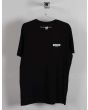 Camiseta  de manga corta Christenson Surfboards Round Skull negra frontal