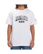Hombre con Camiseta de manga corta DC Shoes Blabac Stacked blanca 