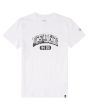 Camiseta de manga corta DC Shoes Blabac Stacked blanca para hombre 