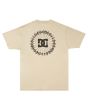 Camiseta de manga corta DC Shoes Hoodlum Beige para hombre posterior