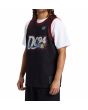 Hombre con Camiseta de baloncesto DC Shoes Starz 94 Jersey Negra lateral