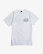 Camiseta de manga corta Deus Ex Machina Berlin Address blanca para hombre frontal