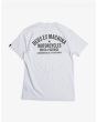 Camiseta de manga corta Deus Ex Machina Berlin Address blanca para hombre