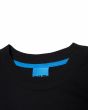 Camiseta de manga corta Deus Ex Machina Canggu Surf Address Negra para hombre contraste cuello