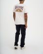 Hombre con Camiseta orgánica de manga corta Deus Ex Machina Depot blanco vintage 