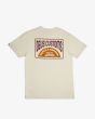 Camiseta orgánica de manga corta Deus Ex Machina Depot blanco vintage para hombre posterior