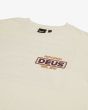 Camiseta orgánica de manga corta Deus Ex Machina Depot blanco vintage para hombre serigrafía pecho