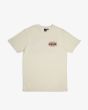 Camiseta orgánica de manga corta Deus Ex Machina Depot blanco vintage para hombre
