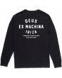 Camiseta de manga larga Deus Ex Machina Ibiza Address negra para hombre