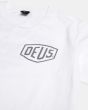 Camiseta de manga corta Deus Ex Machina Ibiza Address Blanca para hombre logo