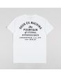 Camiseta de manga corta con bolsillo Deus Ex Machina Berlin Address Blanca para hombre