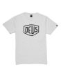 Camiseta de manga corta Deus Ex Machina Shield SS blanca para hombre