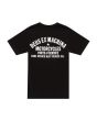 Camiseta de manga corta Deus Ex Machina Venice Address negra para hombre
