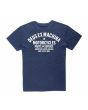 Camiseta de manga corta Deus Ex Machina Ibiza Address azul marino para hombre