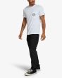 Hombre con Camiseta de manga corta con bolsillo Deus Ex Machina Deus Logo Blanca lateral