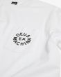 Camiseta de manga corta con bolsillo Deus Ex Machina Deus Logo Blanca para hombre logotipo circular