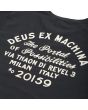 Camiseta de manga corta con bolsillo Deus Ex Machina Milan Address Negra para hombre estampado
