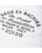 Camiseta de manga corta con bolsillo Deus Ex Machina Milan Address blanca para hombre estampado