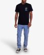 Hombre con Camiseta orgánica de manga corta Deus Ex Machina New Redline Negra