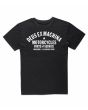 Camiseta de manga corta Deus Tokyo Address Negra para hombre posterior