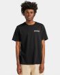 Hombre con Camiseta orgánica de manga corta Element Blazin Chest Negra