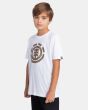 Niño con camiseta de manga corta Element Cheetos Icon blanca lateral