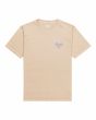 Camiseta orgánica de manga corta Element Collab beige para hombre