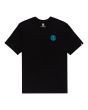 Camiseta de manga corta Element Goletta negra para hombre frontal