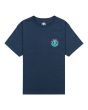 Camiseta orgánica de manga corta Element Hills Youth azul marino para niños de 8 a 16 años
