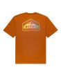 Camiseta de manga corta Element Brand Malta naranja para hombre
