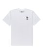 Camiseta de manga corta Element Brand Pota Victory blanca para hombre frontal