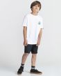 Niño con Camiseta de manga corta Element Renard blanca frontal