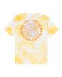 Camiseta orgánica Element Seal Paint en amarillo tie dye para chicos de 8 a 16 años posterior