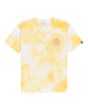 Camiseta orgánica Element Seal Paint en amarillo tie dye para chicos de 8 a 16 años