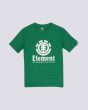 Camiseta de manga corta para niño Element vertical verde