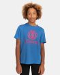 Niño con Camiseta de manga corta Element Vertical Youth Azul Cobalto