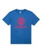Camiseta de manga corta Element Vertical Youth Azul Cobalto para niños de 8 a 16 años