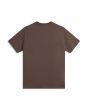 Camiseta de manga corta Florence Flag en color marrón Pumice para hombre posterior