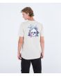 Hombre con camiseta de manga corta Hurley Everyday Death in Paradise blanca