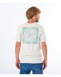 Hombre con camiseta de manga corta Hurley Everyday Explore Lost Square blanca
