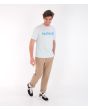 Hombre con camiseta de manga corta Hurley Everyday Washed One and Only Solid azul derecha